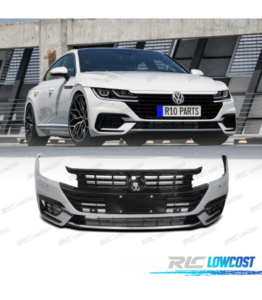 PARA-CHOQUES FRONTAL VOLKSWAGEN VW ARTEON 17-20 LOOK R-LINE PDC PRETO