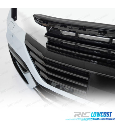 PARA-CHOQUES FRONTAL VOLKSWAGEN VW ARTEON 17-20 LOOK R-LINE PDC PRETO