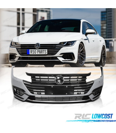 PARA-CHOQUES FRONTAL VOLKSWAGEN VW ARTEON 17-20 LOOK R-LINE PDC CROMADO