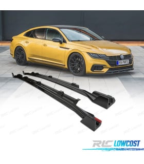 EMBALADEIRAS LATERAIS VOLKSWAGENVW ARTEON 17-24 PRETO BRILHANTE