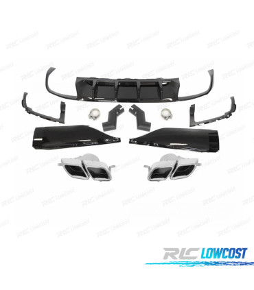 DIFUSOR VOLKSWAGEN ARTEON 20-24 LOOK R NEGRO BRILHO