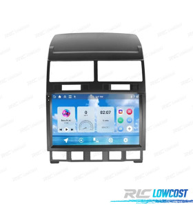 RÁDIO GPS 9'' ANDROID 13 VOLKSWAGEN TOUAREG 03-10 2 DIN 4GB+64GB