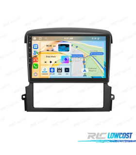 RÁDIO GPS 9'' ANDROID 13 KIA SORENTO 04-08 4GB+64GB