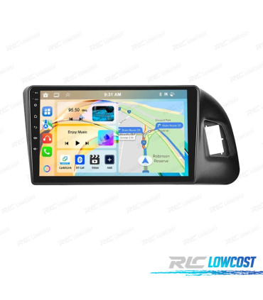 RÁDIO GPS 9'' ANDROID 13 AUDI Q5 10-18 2 DIN 4GB+64GB