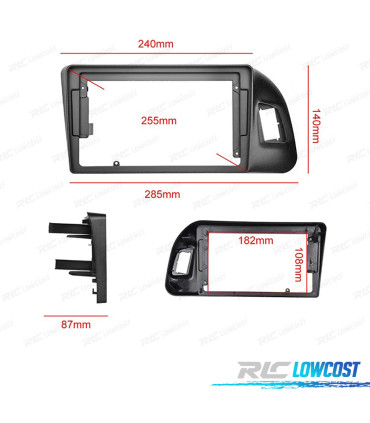 RÁDIO GPS 9'' ANDROID 13 AUDI Q5 10-18 2 DIN 4GB+64GB