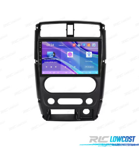 RÁDIO GPS 9'' ANDROID 13 SUZUKI JIMNY 07-12 2 DIN 4GB+64GB