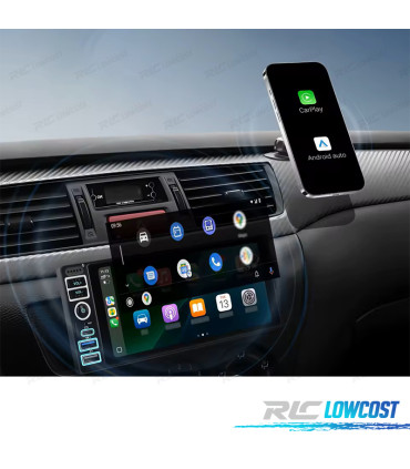 RÁDIO GPS 9'' ANDROID 13 UNIVERSAL 1 DIN 7" 4GB+64GB
