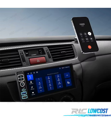 RÁDIO GPS 9'' ANDROID 13 UNIVERSAL 1 DIN 7" 4GB+64GB