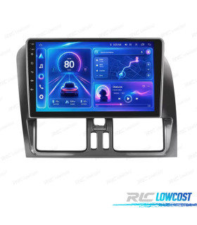 RÁDIO GPS 9'' ANDROID 13 VOLVO XC60 08-18 2 DIN 4GB+64GB