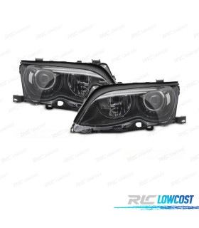 FAROIS BMW E46 4P 01-05 XENON FUNDO ESCURO