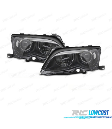 FAROIS BMW E46 4P 01-05 XENON FUNDO ESCURO