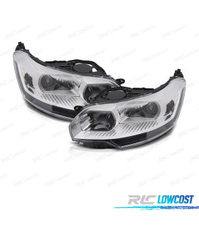 FARÓIS OPTICAS CITROEN C5 08-10 COM MOTOR