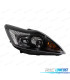 FARÓIS XENON PARA FORD FOCUS III 08-10 FUNDO PRETO