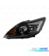 FARÓIS XENON PARA FORD FOCUS III 08-10 FUNDO PRETO