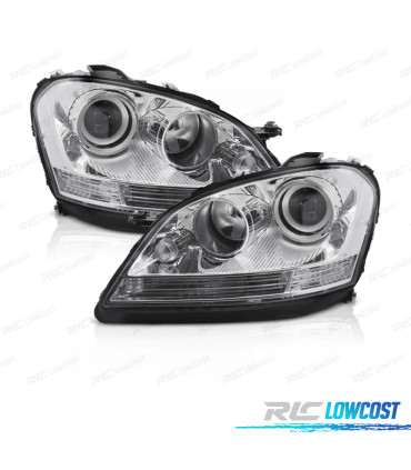 FARÓIS OPTICAS PARA MERCEDES W164 M CLASSE 05-08