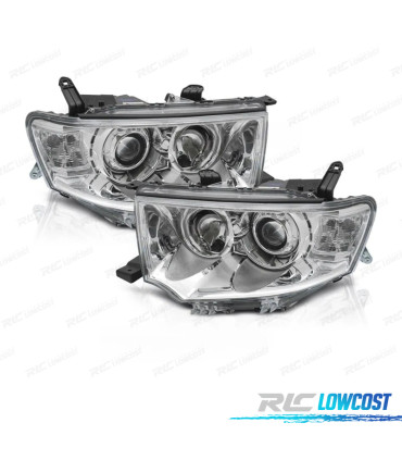 FARÓIS PARA MITSUBISHI NEW MONTERO PAJERO 09-12