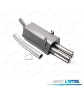 PANELA DE ESCAPE BMW SERIE 3 E36 L6 1991-1998 INOX x2