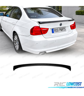 AILERON LIP SPOILER TRASEIRO BMW E90 LOOK M PRETO BRILHO