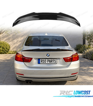 SPOILER BMW F36 GRAN COUPE LOOK PSM PRETO BRILHANTE