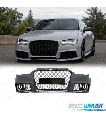 PARA-CHOQUES FRONTAL AUDI A3 8V 12-16 LOOK RS3 PRETO BRILHANTE