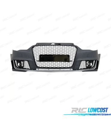 PARA-CHOQUES FRONTAL AUDI A3 8V 12-16 LOOK RS3 PRETO BRILHANTE