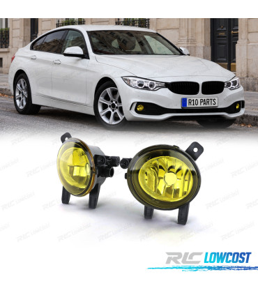 FARÓIS DE NEVOEIRO BMW F20 F21 F30 F31 F32 F33 F34 AMARELOS