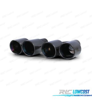 PONTEIRAS DE ESCAPE BMW F10 F11 F12 F13 10-17 PRETO