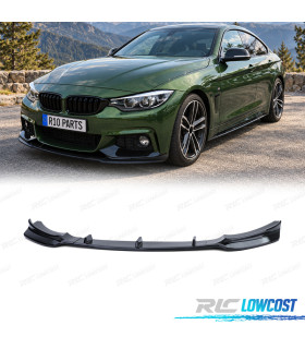 SPOILER LIP BMW F32 F33 F36 LOOK M PERFORMANCE PRETO BRILHANTE