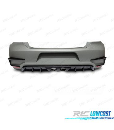 PARA-CHOQUES TRASEIRO VOLKSWAGEN VW POLO 6R 6C 09-17 LOOK R400