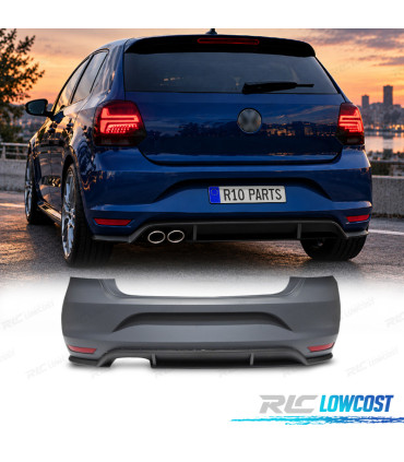 PARA-CHOQUES TRASEIRO VOLKSWAGEN VW POLO 6R 6C 09-17 LOOK SPORT