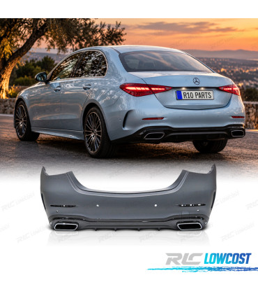 PARA-CHOQUES TRASEIRO MERCEDES W206 21- LOOK AMG PDC