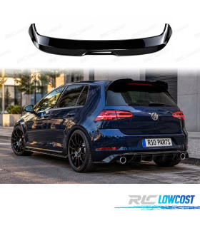 AILERON VOLKSWAGEN VW GOLF 7 7.5 R-LINE LOOK EVO1 SPORT PRETO BRILHANTE
