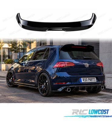 AILERON VOLKSWAGEN VW GOLF 7 7.5 R-LINE LOOK EVO1 SPORT PRETO BRILHANTE