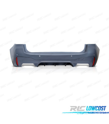 PARA-CHOQUES TRASEIRO BMW G31 TOURING LCI 20-23 LOOK M5 PDC DUPLA SAÍDA