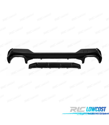DIFUSOR BMW G22 G23 20-24 LOOK M 440i PRETO BRILHANTE