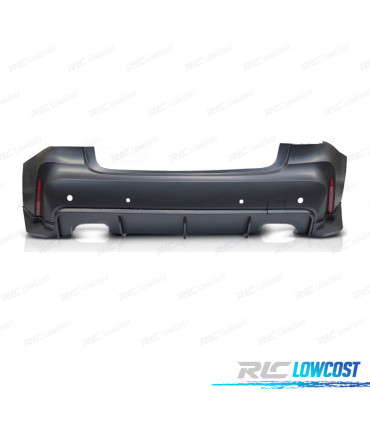 PARA-CHOQUES TRASEIRO BMW G20 19-22 LOOK M PERFORMANCE PDC SAÍDA DUPLA