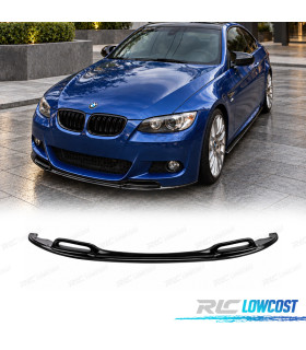 SPOILER LIP BMW E92 10-14 LOOK MP-C PRETO BRILHANTE