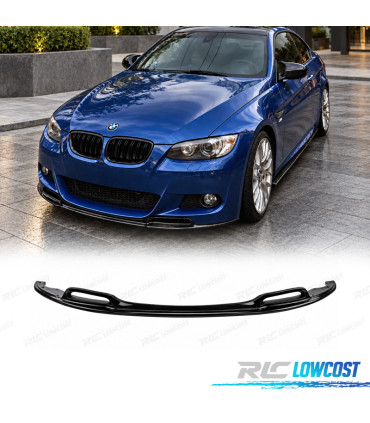 SPOILER LIP BMW E92 10-14 LOOK MP-C PRETO BRILHANTE
