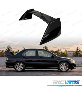 AILERON SPOILER MITSUBISHI  EVO VIII IX CARBONO E PRETO BRILHANTE