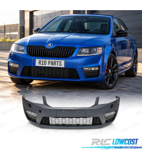 PARA-CHOQUES FRONTAL SKODA OCTAVIA 13-17 LOOK RS SRA + FAROIS NEVOEIRO