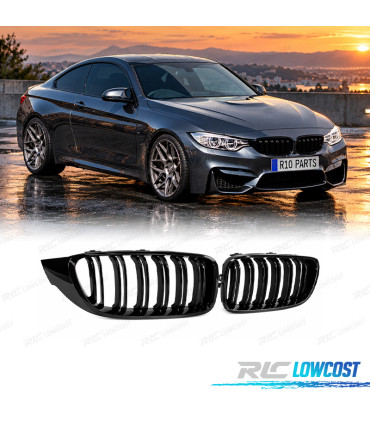 GRELHA FRONTAL BMW F32 F33 F36 LOOK M4 PRETO BRILHANTE