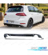 DIFUSOR VOLKSWAGEN VW GOLF 7.5 GTI 17-21 PRETO BRILHANTE