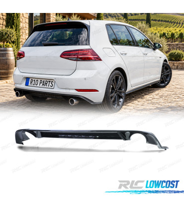 DIFUSOR VOLKSWAGEN VW GOLF 7.5 GTI 17-21 PRETO BRILHANTE