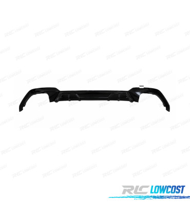 DIFUSOR TRASEIRO BMW G20 G21 19-22 LOOK M PERFORMANCE 325i PRETO MATTE