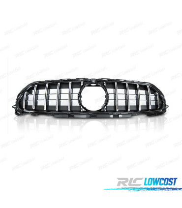 GRELHA MERCEDES W213 21-23 LOOK GTR PRETO CROMADO CÂMERA