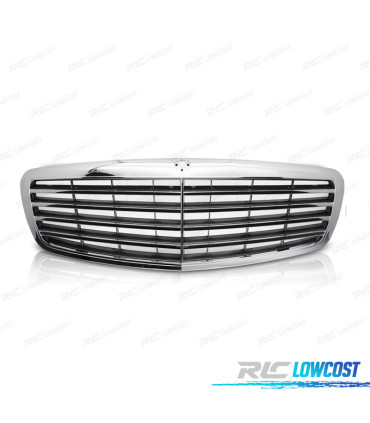 GRELHA MERCEDES W221 05-12 LOOK AMG CROMADO CARBONO