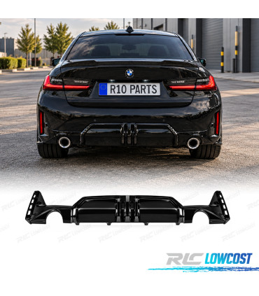 DIFUSOR BMW G20 LCI 23-25 LOOK M 330i PRETO BRILHANTE