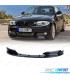 SPOILER LIP BMW E82 E88 11-13 LOOK M PERFORMANCE PRETO BRILHANTE