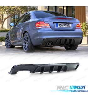 DIFUSOR BMW E82 E88 06-13 LOOK M PERFORMANCE PRETO BRILHANTE