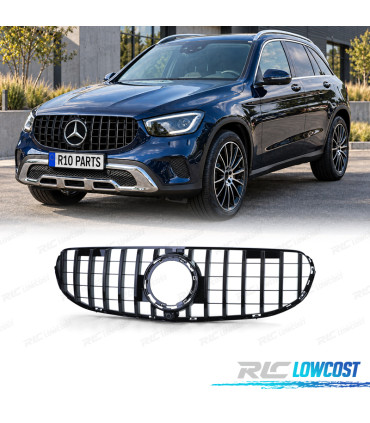 GRELHA MERCEDES GLC C253 X253 19-22 LOOK GT PRETO BRILHANTE